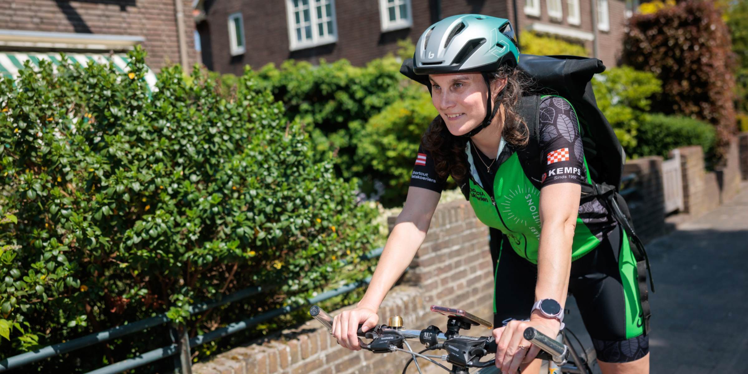 Fiets en brommerkoeriers